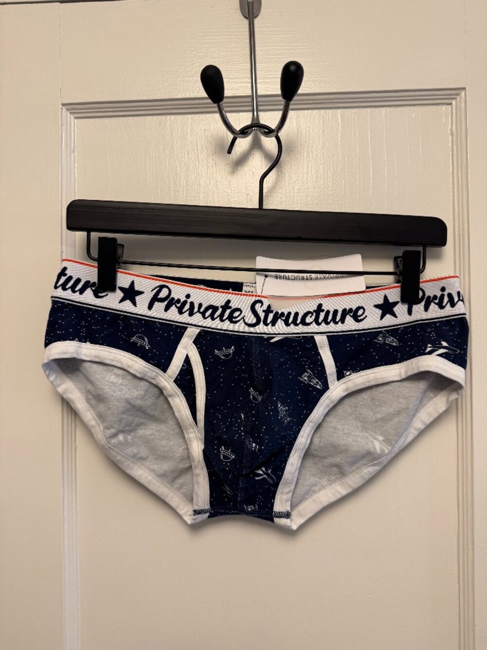Private Structure Space Print Briefs - SZ XL